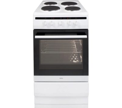 AMICA  508EE1(W) 50 cm Electric Cooker - White